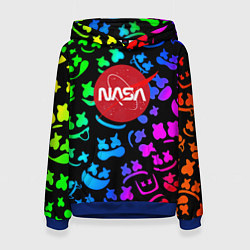 Женская толстовка Marshmello x NASA gradient