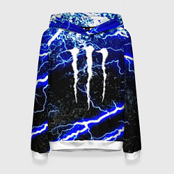 Толстовка-худи женская Monster storm energy, цвет: 3D-белый