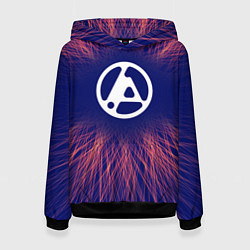 Толстовка-худи женская Linkin Park 2024 red energy, цвет: 3D-черный
