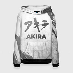 Толстовка-худи женская Akira - white gradient, цвет: 3D-черный
