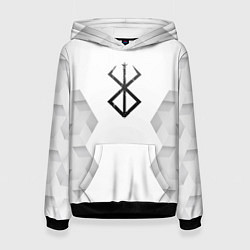 Женская толстовка Berserk white poly
