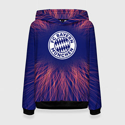 Толстовка-худи женская Bayern red energy, цвет: 3D-черный