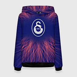 Толстовка-худи женская Galatasaray red energy, цвет: 3D-черный
