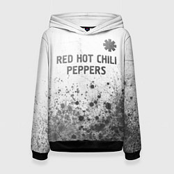 Толстовка-худи женская Red Hot Chili Peppers - white gradient посередине, цвет: 3D-черный