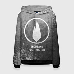 Толстовка-худи женская Thousand Foot Krutch - grey gradient, цвет: 3D-черный