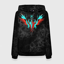 Толстовка-худи женская Dantes sword DMC, цвет: 3D-черный