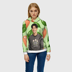 Толстовка-худи женская Ча ЫнУ Astro, цвет: 3D-белый — фото 2