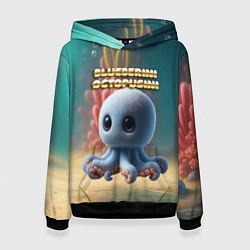Женская толстовка Blueberini Octopusini мем