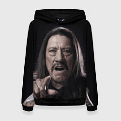 Толстовка-худи женская Danny Trejo, цвет: 3D-черный