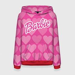 Толстовка-худи женская Barbie, цвет: 3D-красный