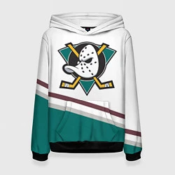 Толстовка-худи женская Anaheim Ducks Selanne, цвет: 3D-черный