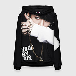 Толстовка-худи женская BTS: Hood by air, цвет: 3D-черный