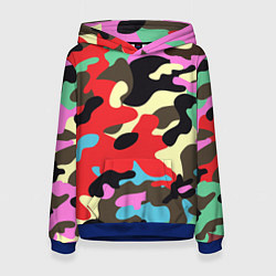 Женская толстовка Яркий камуфляж