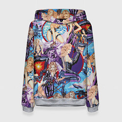 Толстовка-худи женская Как у Мэтт Тейлора с девушками, цвет: 3D-меланж