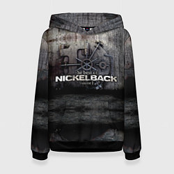 Толстовка-худи женская Nickelback Repository, цвет: 3D-черный