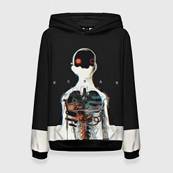 Толстовка-худи женская Three Days Grace: Skeleton, цвет: 3D-черный