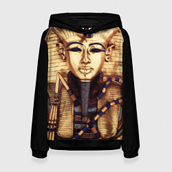 Толстовка-худи женская Хатшепсут, цвет: 3D-черный