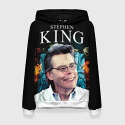 Толстовка-худи женская Stephen King: Horror, цвет: 3D-белый