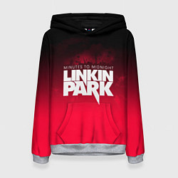 Толстовка-худи женская Linkin Park: Minutes to midnight, цвет: 3D-меланж