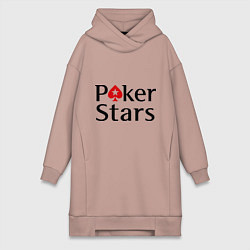 Женская толстовка-платье Poker Stars