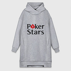 Женская толстовка-платье Poker Stars
