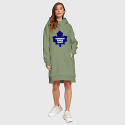Женское худи-платье Toronto Maple Leafs, цвет: авокадо — фото 2