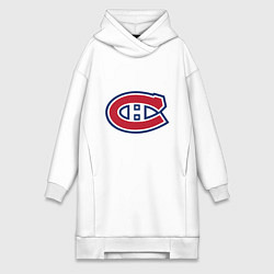 Женское худи-платье Montreal Canadiens, цвет: белый