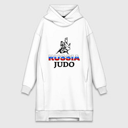 Женская толстовка-платье Russia judo