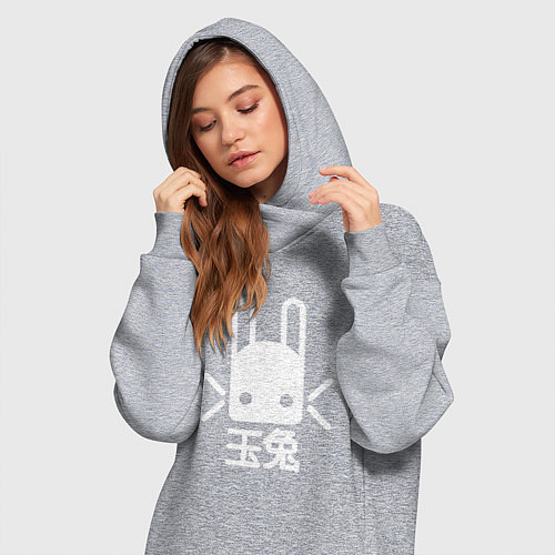 Женская толстовка-платье Destiny Rabbit / Меланж – фото 3