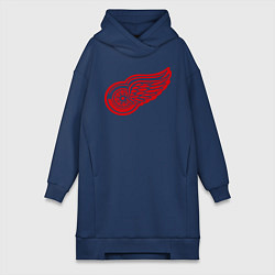 Женское худи-платье Detroit Red Wings: Pavel Datsyuk, цвет: тёмно-синий