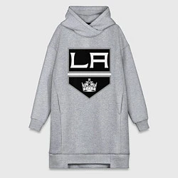 Женское худи-платье Los Angeles Kings, цвет: меланж