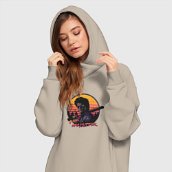 Женское худи-платье The BabySitter, цвет: миндальный — фото 2