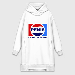 Женская толстовка-платье Penis. Enjoy the taste