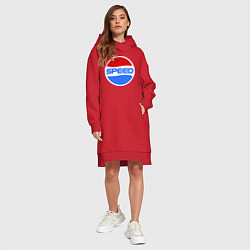 Женское худи-платье Pepsi Speed, цвет: красный — фото 2