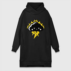 Женская толстовка-платье Тучка Аниме