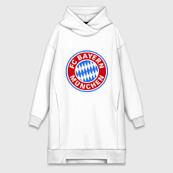 Женское худи-платье Bayern Munchen FC, цвет: белый