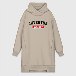 Женская толстовка-платье FC Juventus Est. 1897