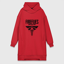 Женская толстовка-платье Fireflies: Look for the Light