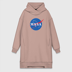 Женское худи-платье NASA: Masa, цвет: пыльно-розовый