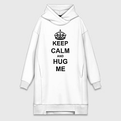 Женская толстовка-платье Keep Calm & Hug Mе