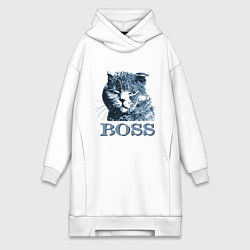 Женская толстовка-платье Boss cat
