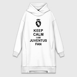 Женская толстовка-платье Keep Calm & Juventus fan