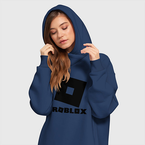 Женская толстовка-платье ROBLOX / Тёмно-синий – фото 3
