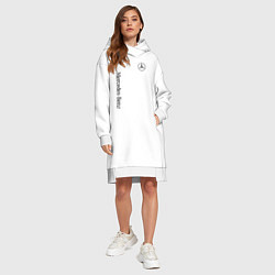 Женское худи-платье MERCEDES-BENZ, цвет: белый — фото 2