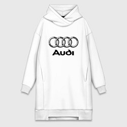 Женская толстовка-платье AUDI