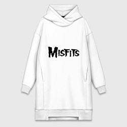 Женская толстовка-платье Misfits logo