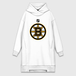 Женское худи-платье Boston Bruins NHL, цвет: белый