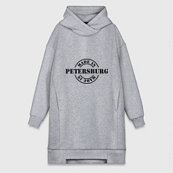 Женское худи-платье Made in Petersburg, цвет: меланж