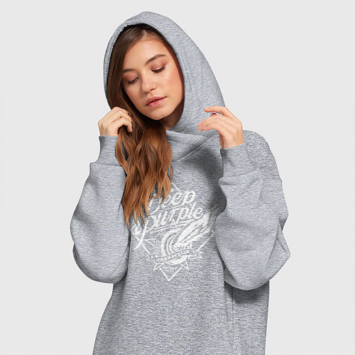 Женская толстовка-платье Deep Purple: Machine Head / Меланж – фото 3