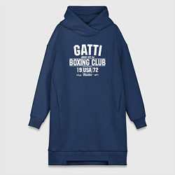 Женское худи-платье Gatti Boxing Club, цвет: тёмно-синий